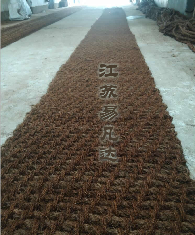 船舶甲板防滑用山棕墊、防滑棕墊紅棕絲耐用防滑透水