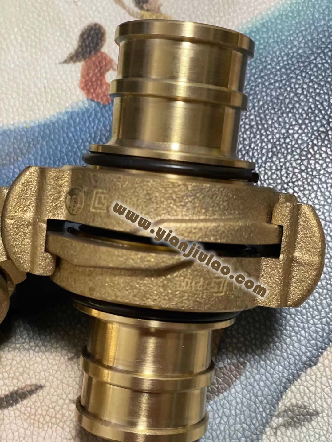 船檢CCS船用水帶兩用水槍頭，皮龍帶接扣，銅制船舶消防接口，消火栓銅質(zhì)接頭