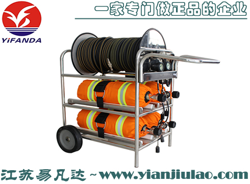 臥式長管可移動呼吸器,車載臥式四瓶移動供氣源